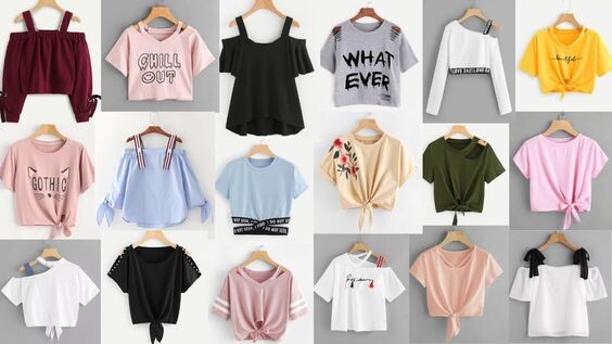 Womens Crop T  shirts / Tops