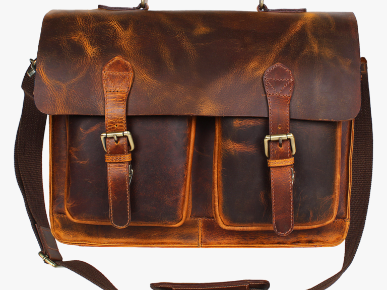 Buffalo Leather Messenger Bag