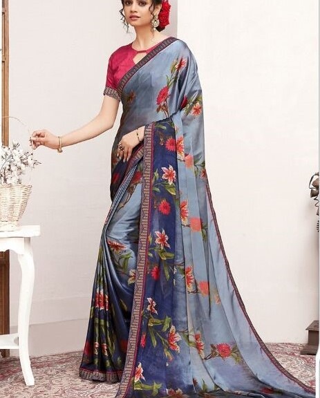 Printed Georgette sarees