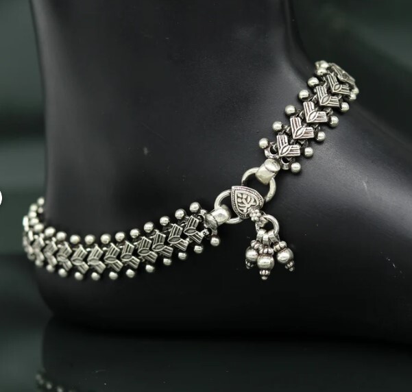 Sterling Silver 92.5 Handmade Anklet