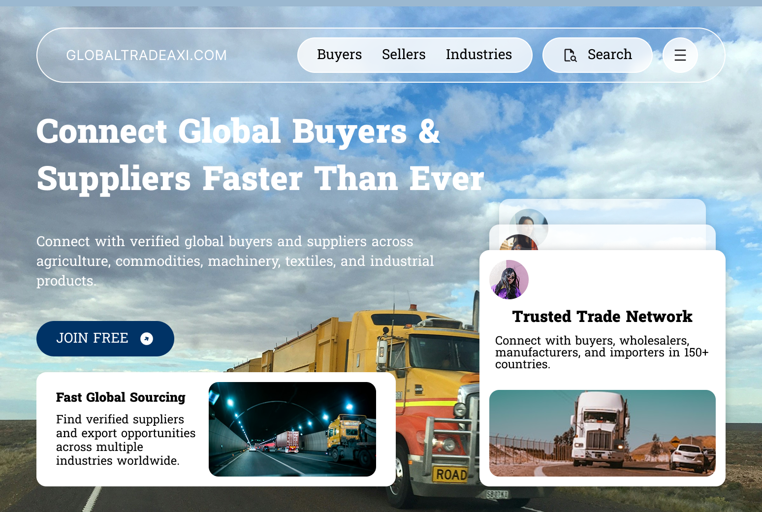Global Trade Axis – Trusted Global B2B Marketplace for Import & Export